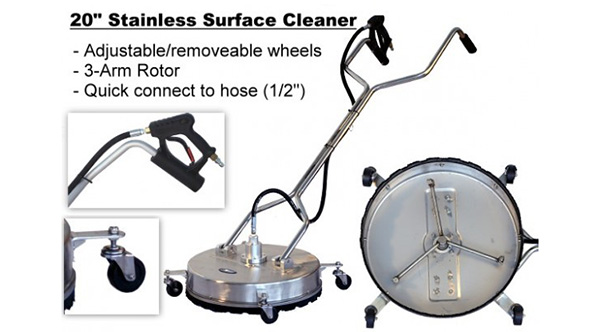 Hot Seller Pressure Washer compatible Patio Flat Surface Cleaner1