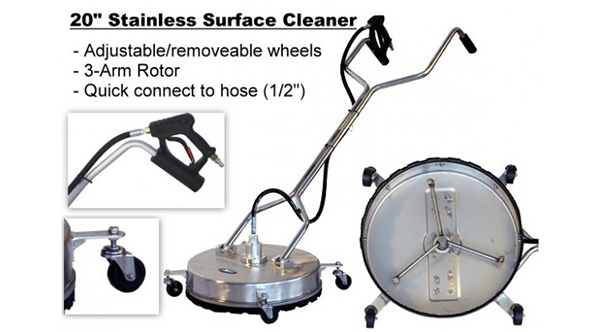 Hot Seller Pressure Washer Compatible Patio Flat Surface Cleaner1